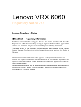 Lenovo VRX6060 Instrucțiuni de utilizare