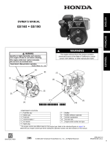 Honda GS160 Manualul proprietarului