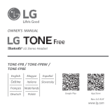 LG TONE-FP8 Manualul proprietarului