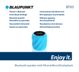 Blaupunkt BT05 Bluetooth speaker Manualul proprietarului