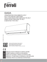 Ferroli GIADA Split Type Room Air Conditioner Manualul proprietarului