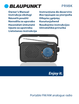 Blaupunkt PR9BK-IM Portable FM AM analogue radio Manualul proprietarului