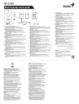 Genius SP-U125 Manualul utilizatorului