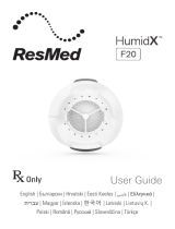 ResMed HumidX F20 Manualul utilizatorului
