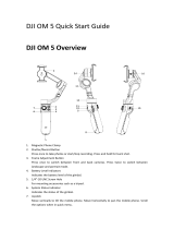 dji OM 5 Mobile Phone Gimbal Manualul utilizatorului