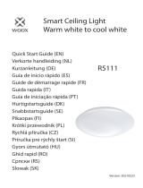 woox R5111 Smart Ceiling Light Warm white to cool white Manualul utilizatorului