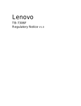 Lenovo TB7306F Manualul utilizatorului