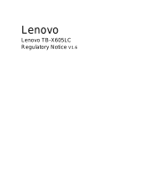 Lenovo TB-X605LC TAB 2GB+16GBL-IN-Ons Manualul utilizatorului