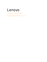 Lenovo TB-X306X Manualul utilizatorului