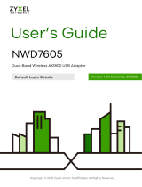 ZyXEL NWD7605 Manualul utilizatorului