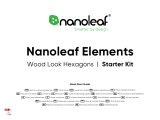 Nanoleaf NL52-K-7002HB-7PK Elements Wood Look Hexagons Manualul utilizatorului