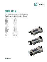 Druck DPI 612 Manualul utilizatorului