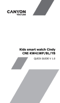 Canyon CNE-KW41WP Kids Smart Watch Сindy Manualul utilizatorului