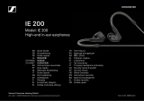 Sennheiser IE 200 High-End In-Ear Earphones Manualul utilizatorului