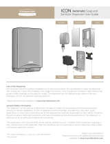 Kimberly-Clark ICON Automatic Soap and Sanitizer Dispenser Faceplate Manualul utilizatorului