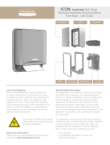 Kimberly-Clark 53697 Automatic Roll Towel Recessed Dispenser Housing Manualul utilizatorului