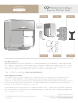 Kimberly-Clark Standard Roll Toilet Paper Dispenser 4 Roll Manualul utilizatorului