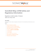 SonicWALL NSsp 13700 – Appliance Only Manualul utilizatorului