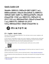 MikroTik RB911G-5HPACD-QRT Manualul utilizatorului