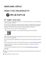 MikroTik C52IG-5HAXD2HAXD-TC Manualul utilizatorului