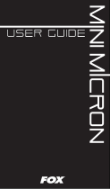 Fox Mini Micron X Limited Editon Camo Alarm Manualul utilizatorului