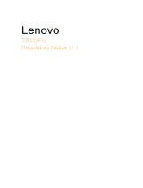 Lenovo TB310FU Manualul utilizatorului