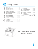 HP Color LaserJet Pro MFP 4303dw Printer Manualul utilizatorului