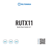 Teltonika RUTX11 Manualul utilizatorului
