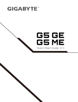 Gigabyte G5 GE Manualul utilizatorului