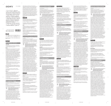 Sony WW351513 Radio Equipment Manualul utilizatorului
