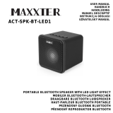 MAXXTER ACT-SPK-BT-LED1 Manual de utilizare