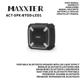 MAXXTER ACT-SPK-BTOD-LED1 Manual de utilizare