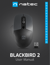 Natec Blackbird 2 Wireless RF Optical 1600 DPI Mouse Manual de utilizare