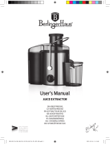BerlingerHaus BH9074 JUICE EXTRACTOR Manual de utilizare