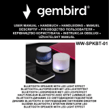Gembird WW-SPKBT-01 BLUETOOTH SPEAKER Manual de utilizare