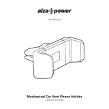 alza cz APW-PHFCCP01B Mechanical Car Vent Phone Holder Manual de utilizare