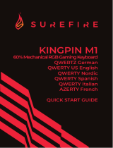 Surefire M1 KINGPIN Gaming Keyboard black Manual de utilizare