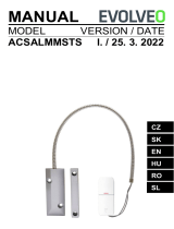 Evolveo ACSALMMSTS Alarmex Pro Sensor Manual de utilizare