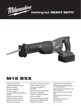 Milwaukee M18 BSX Manual de utilizare