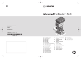 Bosch AdvancedTrimRouter 18V-8 Manual de utilizare