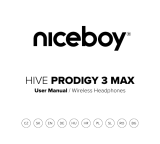 Niceboy HIVE PRODIGY 3 Max Wireless Headphones Manual de utilizare