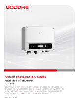 Goodwe XS Series Grid-Tied PV Inverter Manual de utilizare