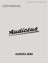 AUDICTUS Aurora Mini 7W RGB Bluetooth Waterproof Speaker Manual de utilizare
