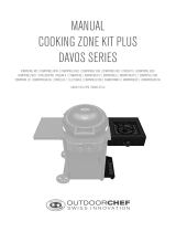 OUTDOORCHEF Cooking Zone Kit Plus Davos Series Manual de utilizare