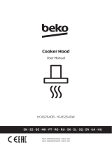 Beko HCA62640B, HCA62640W Cooker Hood Manual de utilizare