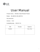 LG WL1BKT22 Manual de utilizare