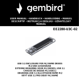 Gembird EE2280-U3C-02 Manual de utilizare