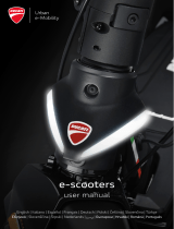 Ducati e-scooters Manual de utilizare