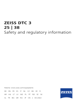 Zeiss DTC 3 Manual de utilizare