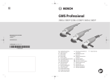 Bosch 2000 J GWS Professional Angle Grinder Manual de utilizare
